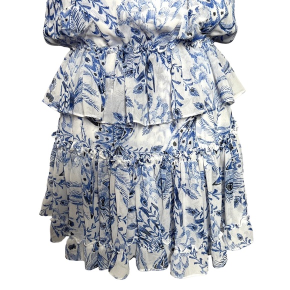 MISA Los Angeles Lilian Dress Peacock Size M - Picture 14 of 16